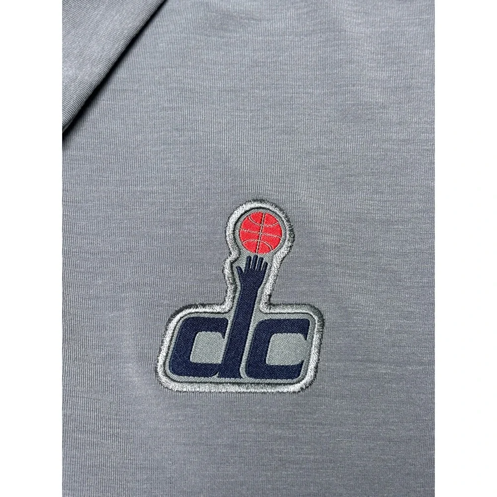 Nike NBA Washington Wizards Dri-FIT Polo Shirt Mens‎ Large Grey FV1014-084